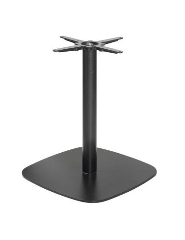 Pied de table en fonte Bolero noir 720x600 mm - robuste et élégant