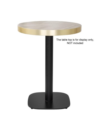 Pied de table en fonte Bolero noir 720x420 mm