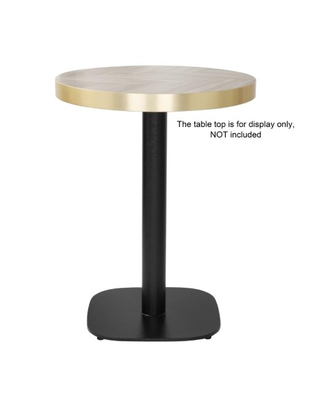 Pied de table en fonte Bolero noir 720x420 mm