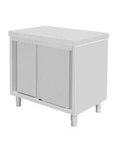 Armoire sur pieds inox Vogue 900x900x600 mm - Stockage professionnel