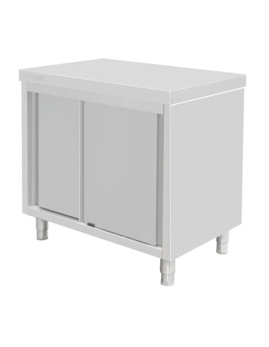 Armoire sur pieds inox Vogue 900x900x600 mm - Stockage professionnel