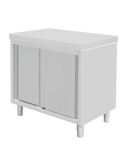 Armoire sur pieds inox Vogue 900x900x600 mm - Stockage professionnel