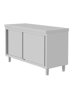 Armoire sur pieds inox Vogue 900x1500x600 mm - Placard cuisine