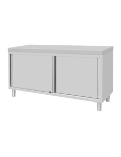 Armoire sur pieds inox Vogue 900x1800x600 mm - Rangement cuisine