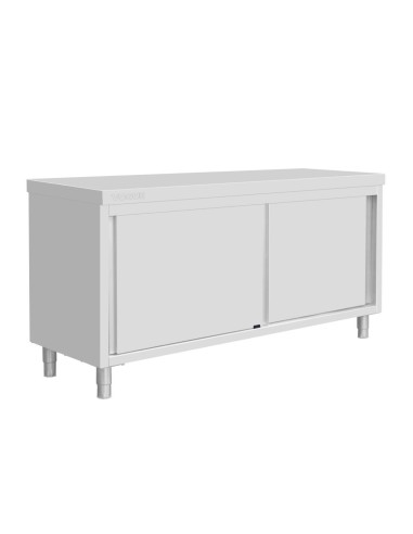Armoire sur pieds inox Vogue 900x1800x600 mm - Rangement cuisine