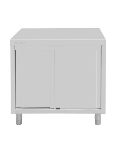 Armoire sur pieds inox Vogue 900x900x600 mm - Stockage professionnel