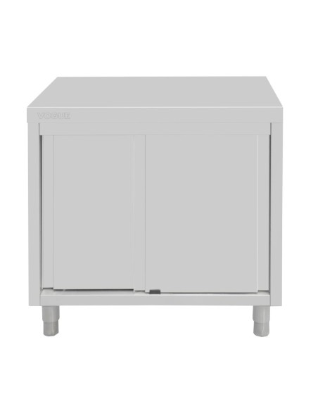 Armoire sur pieds inox Vogue 900x900x600 mm - Stockage professionnel