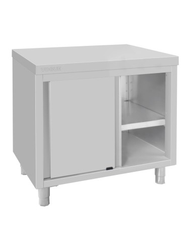 Armoire sur pieds inox Vogue 900x900x600 mm - Stockage professionnel