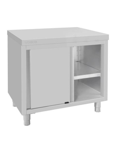 Armoire sur pieds inox Vogue 900x900x600 mm - Stockage professionnel