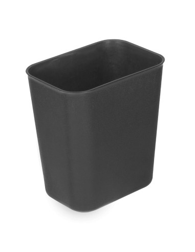Poubelle noire Bolero 8L - compacte et durable