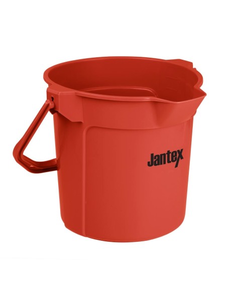 Seau gradué Jantex 10L rouge - mesure précise