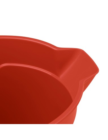 Seau gradué Jantex 10L rouge - mesure précise