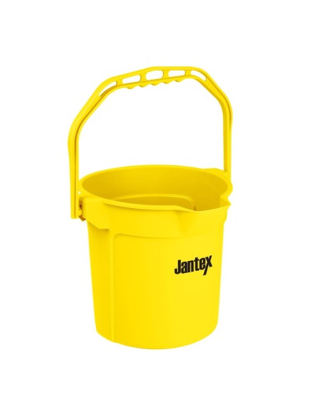 Seau gradué Jantex 10L jaune - mesures précises