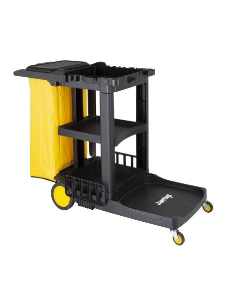 Chariot de nettoyage Jantex noir - 990x1300x490 mm