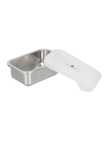 Plat de stockage alimentaire inox 500ml - Masterclass