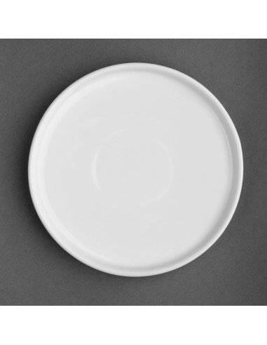 Assiettes plates Olympia Whiteware 150mm - lot de 6