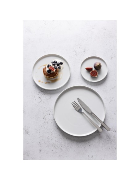 Assiettes plates Olympia Whiteware 150mm - lot de 6