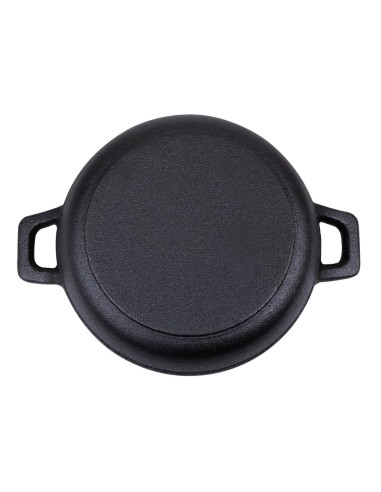 Plat à oreilles rond en fonte Olympia 120 mm - Induction