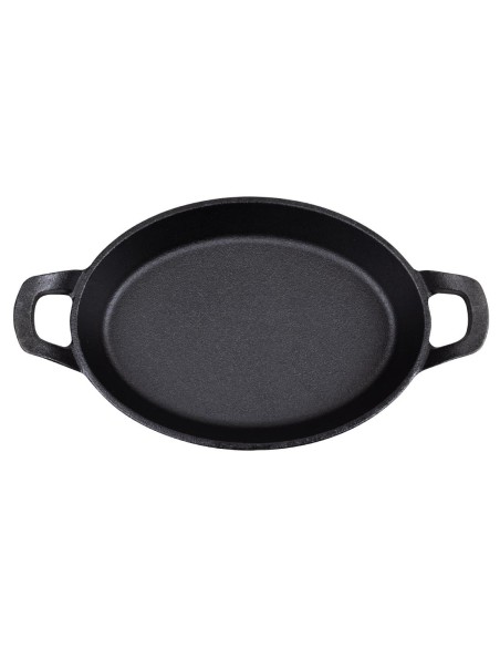 Plat à oreilles ovale en fonte Olympia 220 × 150 mm - Induction