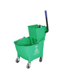 Seau essoreur Jantex 30L vert - grande capacité et pédale de vidange