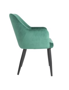 Chaises en velours Bolero Lia vertes - lot de 2 2