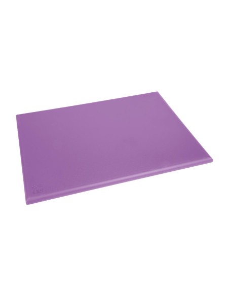 Planche à découper Hygiplas violette 600x450x25 mm - Haute densité