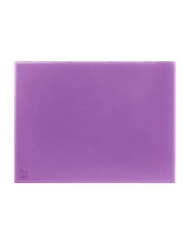 Planche à découper Hygiplas violette 600x450x25 mm - Haute densité