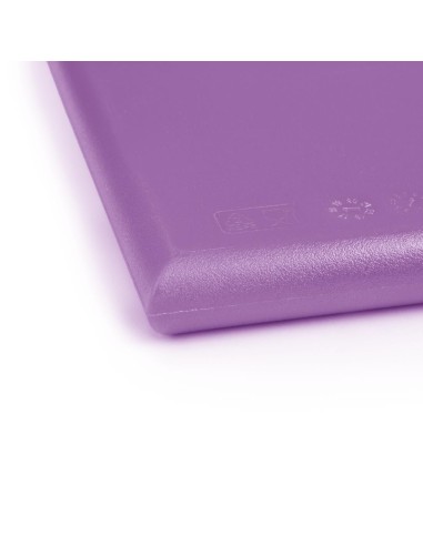 Planche à découper Hygiplas violette 450x300x25 mm