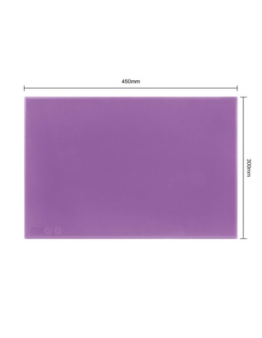 Planche à découper Hygiplas violette 450x300x25 mm