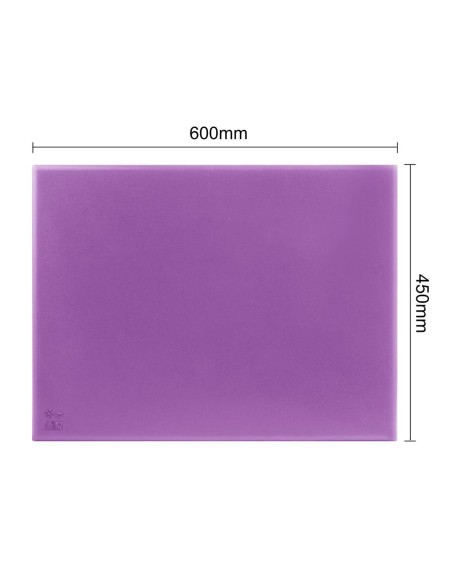 Planche à découper Hygiplas violette 600x450x25 mm - Haute densité
