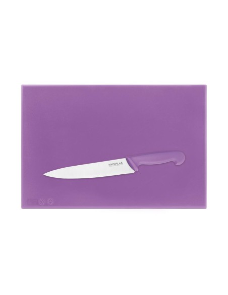 Planche à découper Hygiplas violette 450x300x25 mm