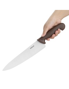 Couteau de chef Hygiplas marron 255mm - efficacité et hygiène 2