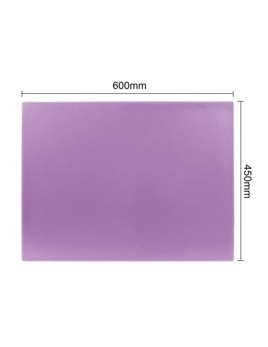 Planche à découper Hygiplas violette 600x450x20 mm