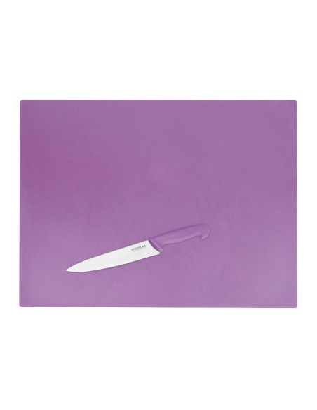 Planche à découper Hygiplas violette 600x450x20 mm