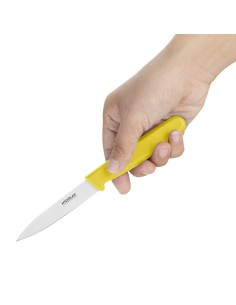 Couteau d'office Hygiplas jaune 7,5 cm - Polyvalent et durable 2