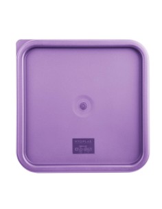 Grand couvercle carré Hygiplas violet 10-15 L