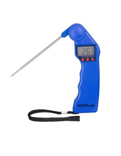 Thermomètre digital Hygiplas Easytemp bleu - -50 à +300°C