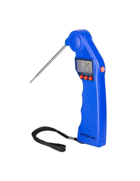 Thermomètre digital Hygiplas Easytemp bleu - -50 à +300°C