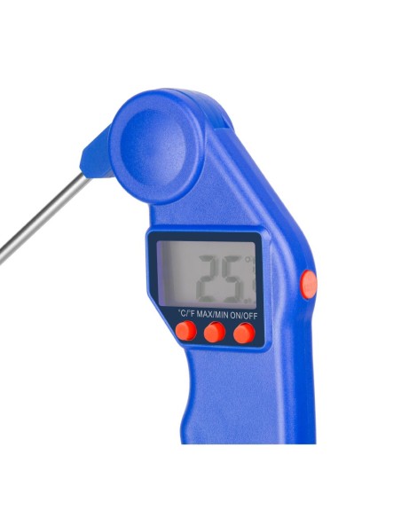 Thermomètre digital Hygiplas Easytemp bleu - -50 à +300°C
