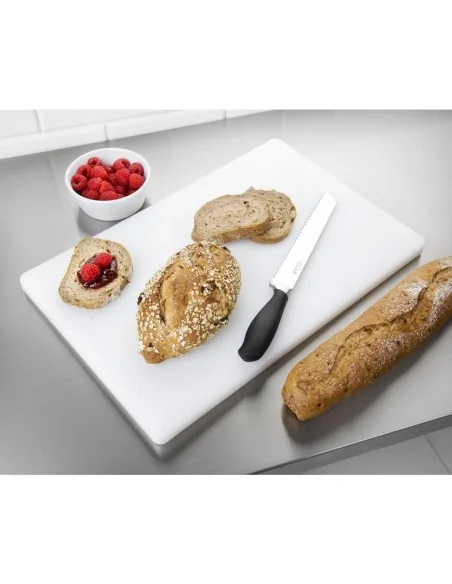 Planche à découper standard épaisse basse densité Hygiplas blanche