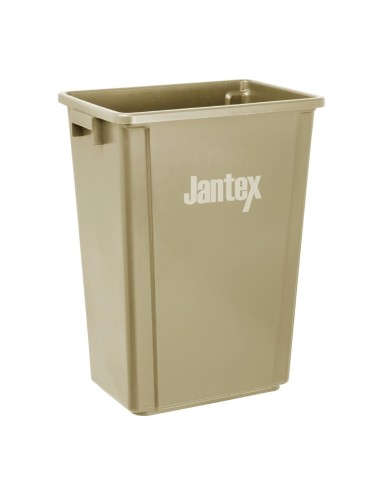 Poubelle Jantex Slim beige 60 L - Design compact