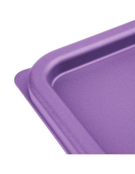 Grand couvercle carré Hygiplas violet 10-15 L