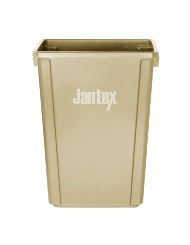 Poubelle Jantex Slim beige 60 L - Design compact