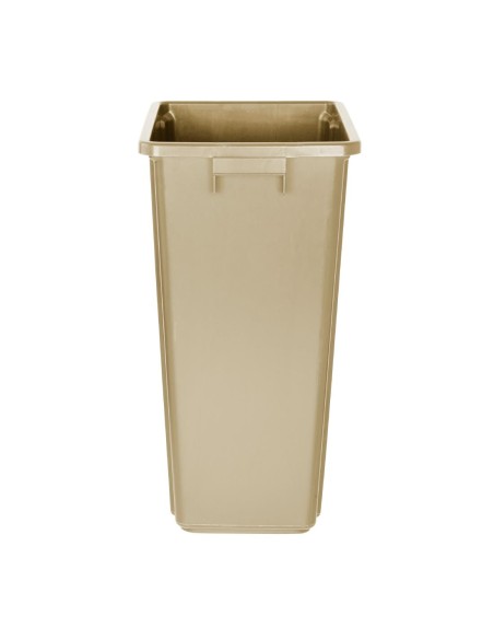 Poubelle Jantex Slim beige 60 L - Design compact