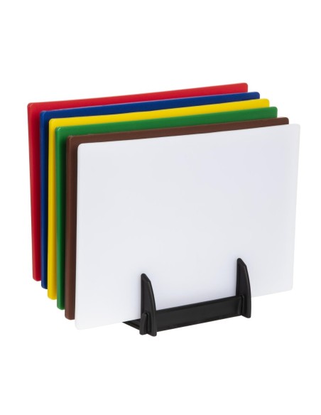 Lot de 6 planches à découper Hygiplas code couleur
