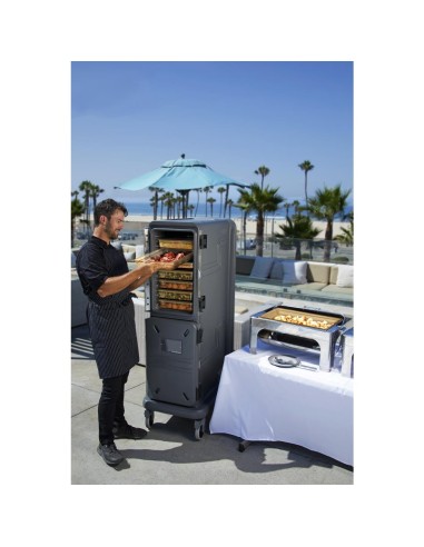 Grand chariot Pro Cart Ultra Cambro 2 portes anthracite