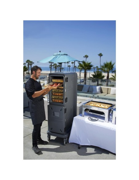 Grand chariot Pro Cart Ultra Cambro 2 portes anthracite