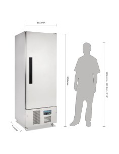 Armoire réfrigérée positive 1 porte Slimline Polar 440L - 313L net 2