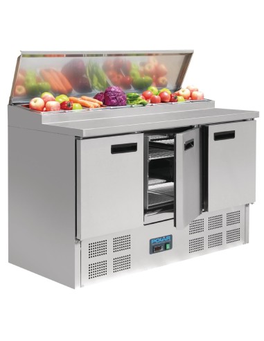 Comptoir réfrigéré Polar Série G 390L - 8 GN 1/4