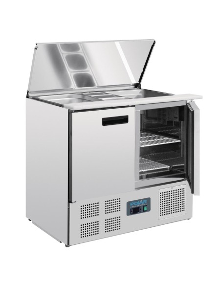 Comptoir à salade réfrigéré 240L Polar Série G - 2 GN 1/1